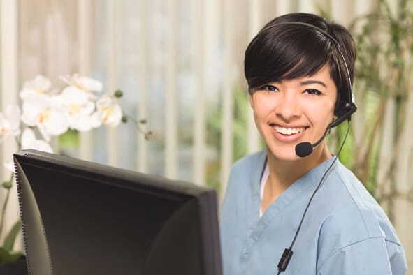 Nurse Call Operator with headset